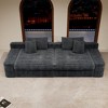 118.1" x 47.2" Plush Corduroy Modular Sectional Sofa with 2PC Free Combination and No Assembly - 2 of 4