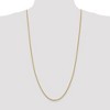 Black Bow Jewelry 2.8mm, 14k Yellow Gold, Solid Spiga Chain Necklace - 2 of 4