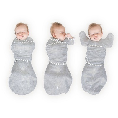 2 Pack Sleeping Blanket Sack with High Sleeve,Transitions to Arms-Free  Wearable Sleeping Bag for Baby pacify