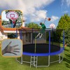 BestParts 16FT Trampoline with Balance Bar, Basketball Hoop & Safety Enclosure Net - 2 of 4
