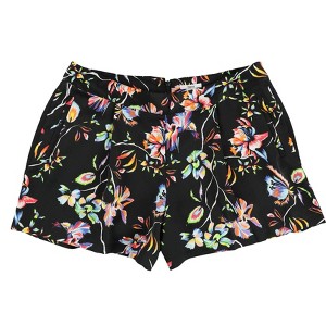 bar III Womens Pleated Floral Casual Walking Shorts - 1 of 2