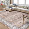 Nasitip Bohemia Floral Area Rugs for Living Room Soft Low Pile Non-Sliping, Machine Washable - 3 of 4