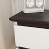 Kumasinova 5-Drawer Vertical Dresser for Bedroom, Modern White with Natural Top, Storage Cabinet for Closet, Closet Dressers Chest of Drawers - 2 of 4