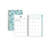 Blue Sky Color Me Courtney Wirebound Weekly/Monthly 5"x8" Frosted Dylan Bee Blue Check - 4 of 4
