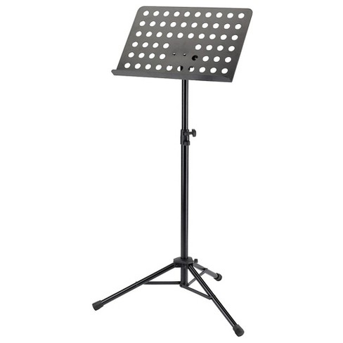 Musician's Gear Tripod Orchestral Music Stand Perforated Black - 2 Pack :  Target