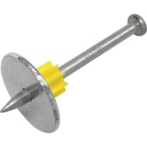Simpson Strong-Tie PDPAWL.157-in. x 2-1/2-in. Powder-Actuated Pin w/ 1-in. Washer (100-Qty) - 1 of 1