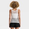 Women's Embellished Crochet Tank Top - A New Day™ - 2 of 4