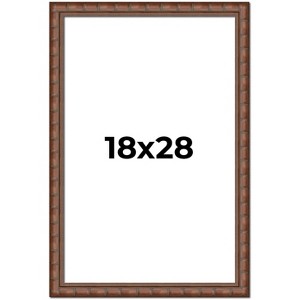 PosterPalooza | 18x28 Modern Bamboo Picture Frame, UV Acrylic, 5 Finishes - 1 of 4