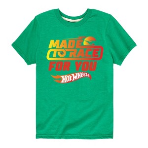 Boys' - Hot Wheels - Valentine's Made to Race Short Sleeve Graphic T-Shirt - 1 of 4