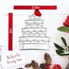 Gloria Duchin Sterling Silver Plated Wedding Cake Tree Ornament - 3 of 4