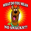 Scooby Doo What Do You Mean No Snacks?! Youth Red Graphic Tee - image 2 of 3