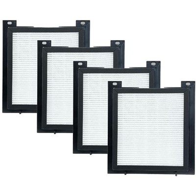 Nispira 3-in-1 HEPA Filter Replacement compatible with Solair Soltek Air 3500 Air Purifier. 4 Packs