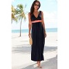 Women's Sleeveless V-Neck Maxi Dress - LASCANA - 3 of 4