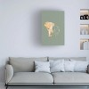 Sarah Manovski  'Sage Green Gold Elephants 1' Canvas Art - 3 of 4