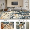 coucheta Machine Washable Area Rugs, Modern Abstract Soft Low Pile Non-Slip Stain Resistant Accent Carpet, for Living Room, Bedroom, Dining Room - 2 of 4
