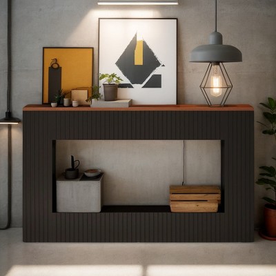 Hommoo 55" Console Table with Storage