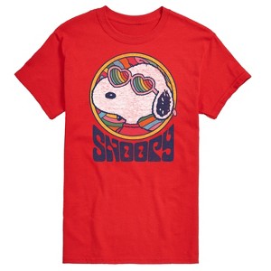 Men's - Peanuts - Groovy Snoopy Short Sleeve Graphic T-Shirt - 1 of 4