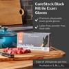 CareStock Black Nitrile Exam Gloves - Powder Free, Slip-Resistant, Disposable - 2 of 4