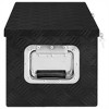 vidaXL Storage Box Black 27.6"x12.2"x10.6" Aluminum - 3 of 4