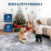 TackView Christmas Runner Rug Washable with Non Slip TPR Backing, Snowflakes Xmas Decoration Carpets for Hallway Bedroom Kitchen - 3 of 4