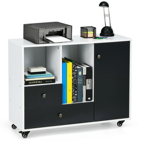 Lateral File Cabinet, Standing Desk Accessories