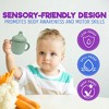 LunaLulinlk 2 pack Silicone Sippy Cups with Straws for Babies and Toddlers (Autumn/Mint) - 2 of 4