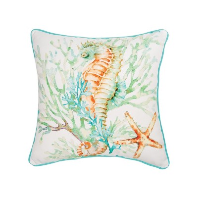 C\u0026F Home Colorful Seahorse Pillow : Target