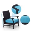 Rattan Wicker Patio Sofa - Captiva Designs - 3 of 4