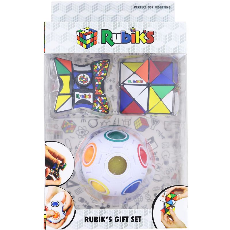 Brand Partners Group Rubiks 3 Piece Gift Set | Magic Star | Rainbow Ball | Spinner, 1 of 3