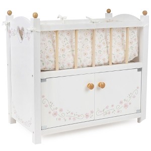509 Crew: Little Flora, 2-In-1 Wooden Doll Cabinet Bed, Pretend Play Toy, Kid 3+ - 1 of 4