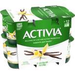 Activia Low Fat Probiotic Vanilla Yogurt - 12ct/4oz Cups