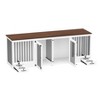FUFU&GAGA 86.6" Dog Crate Furniture Wooden Dog Kennel with Room Divider and 2 Drawers - 4 of 4