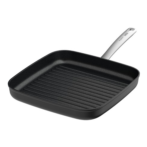 BergHOFF Graphite Enamel Cast Iron Round Grill Pan 10.25