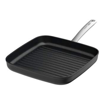 BergHOFF Graphite Non-stick Ceramic Grill Pan 11", Sustainable Recycled Material
