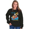 Skeleton Ramen Surf Catch Cravings Sweatshirt for Men or Women Brisco Brands - 3 of 4