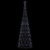 vidaXL Christmas Cone Tree Cold White 3000 LEDs 90.6"x315" - 3 of 4