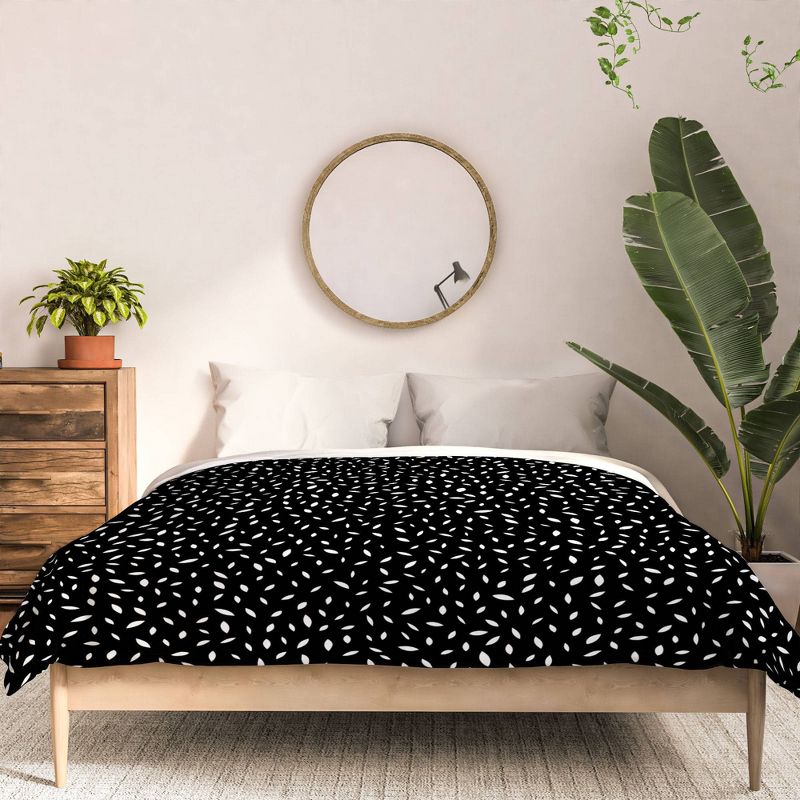 Iveta Abolina Amara 100% Cotton Comforter Set Black - Deny Designs, 4 of 7
