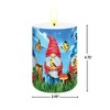 Briarwood Lane Spring Flameless Candle 6x3 Gnome Sweet Gnome Flameless Candle with Timer for Spring - 2 of 4