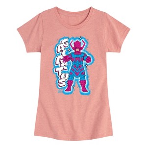 Girls' - Marvel - Fantastic Four Galactus Fitted Short Sleeve Graphic T-Shirt - 1 of 4