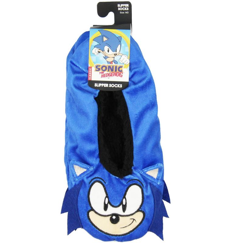 Sonic The Hedgehog Slippers 3D Character Slipper Socks No-Slip Sole, 4 of 5