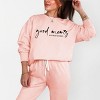 Simply Sage Market Good Mom's Say Bad Words Heart Lightweight Garment Dyed Sweatshirt - 2 of 4