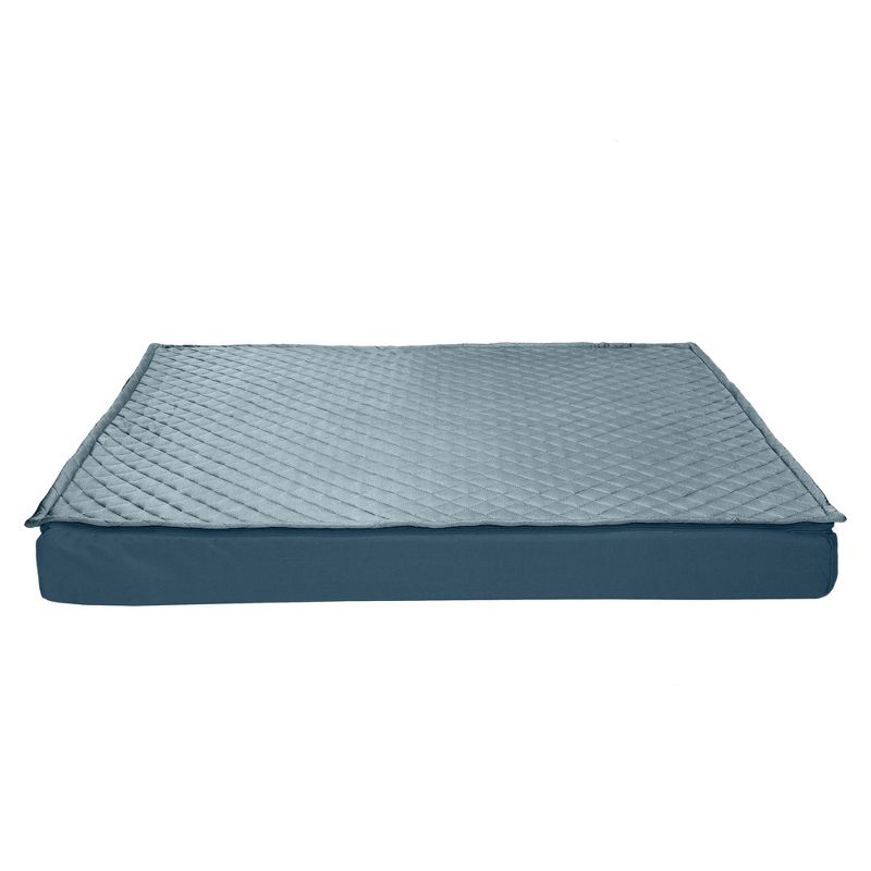 FurHaven Quilt Top Convertible Indoor-Outdoor DLX Memory Foam Dog Bed Mat, 2 of 4