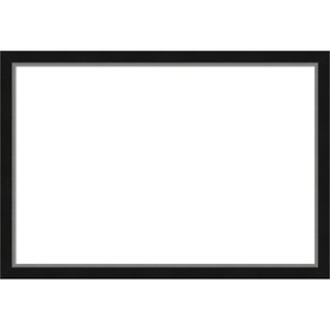 Amanti Art Eva Black Silver Narrow Framed Dry Erase Magnetic Board - 1 of 4