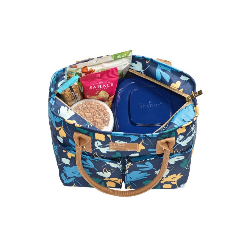 Fit &#38; Fresh Summerton Lunch Tote with Salad Container - Blue, 3 of 13