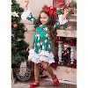 All The Santas Double Ruffle Dress Mia Belle Girls - 4 of 4