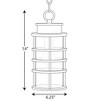 Progress Lighting, Port Royal, 1-Light Outdoor Hanging Lantern, Black, Clear Glass Shade - 2 of 4