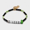 Wicked x Little Words Project Wicked Beaded Bracelet - Black - 4 of 4