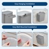 Small kitchen trash can with lid hanging trash can compost bin for kitchen counter - 4 of 4