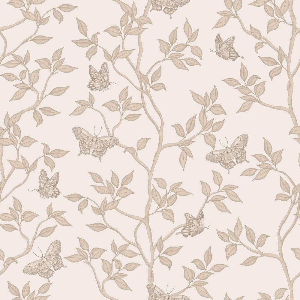 Photos - Wallpaper Tempaper & Co.® Monarch Non Pasted , Fawn, 56 sq. ft.