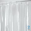 iDesign Vinyl Shower Curtain Liner - 72" x 18" - Set of 2 - Clear - 2 of 4